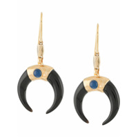 Isabel Marant Par de brincos de argola - Preto