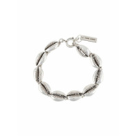 Isabel Marant Pulseira com conchas - Prateado