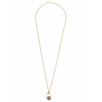 Isabel Marant stone pendant necklace - Dourado