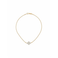 Isabel Marant two-tone geometric necklace - Dourado