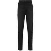 J Brand Calça jeans reta cintura alta - Preto