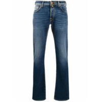 Jacob Cohen Calça jeans reta cintura média - Azul