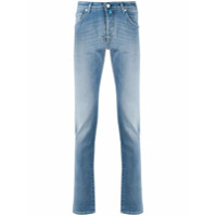 Jacob Cohen Calça jeans slim cintura alta - Azul