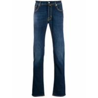 Jacob Cohen Calça jeans slim cintura baixa - Azul