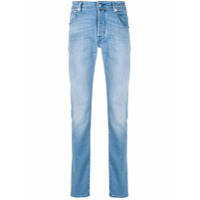 Jacob Cohen Calça jeans slim cintura média - Azul