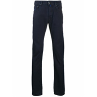 Jacob Cohen Calça jeans slim com detalhe de lenço - Azul