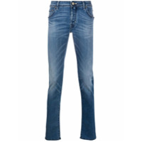 Jacob Cohen Calça jeans slim com efeito desbotado - Azul