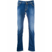 Jacob Cohen Calça jeans slim com lavagem leve - Azul