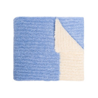 Jacquemus Cachecol oversized de tricô - Azul