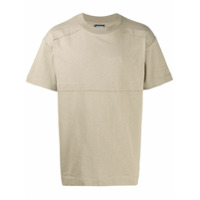 Jacquemus Camiseta de algodão com logo bordado - Marrom