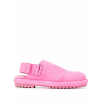 Jacquemus Mocassim de couro com tira posterior - Rosa