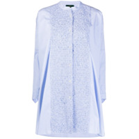 Jejia Camisa oversized com recorte texturizado - Azul