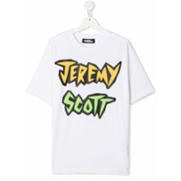 Jeremy Scott Junior Camiseta com estampa de logo - Branco