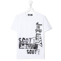Jeremy Scott Junior Camiseta com estampa de logo - Branco