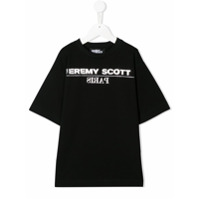 Jeremy Scott Junior Camiseta com estampa de logo - Preto