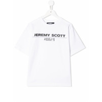 Jeremy Scott Junior Camiseta com logo - Branco