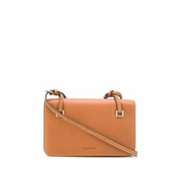 Jil Sander Bolsa mini com logo gravado - Marrom