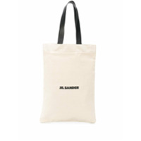 Jil Sander Bolsa tote com estampa de logo - Neutro
