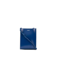Jil Sander Bolsa transversal com logo - Azul