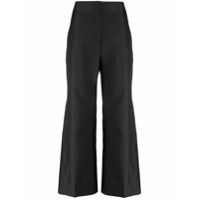 Jil Sander Calça cropped com cintura alta - Azul