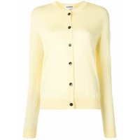 Jil Sander Cardigan mangas longas com abotoamento - Amarelo