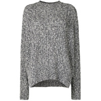 Jil Sander Suéter com barra assimétrica - Azul