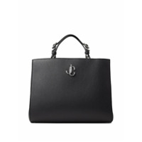 Jimmy Choo Bolsa tote com logo Varenne - Preto