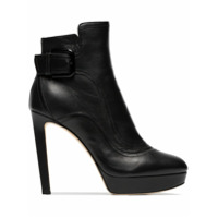 Jimmy Choo Bota 'Britney 115' de couro - Preto