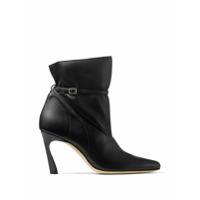 Jimmy Choo Bota Cacia com salto 85mm - Preto