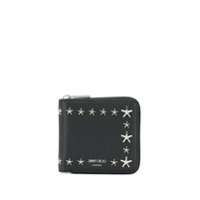 Jimmy Choo Carteira Laurence com tachas e estrelas - Preto