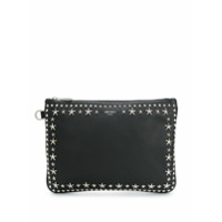 Jimmy Choo Clutch com tachas e estrelas - Preto