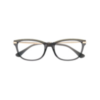 Jimmy Choo Eyewear Armação de óculos angulada - Preto