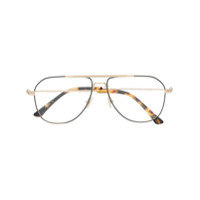 Jimmy Choo Eyewear Armação de óculos aviador - Dourado