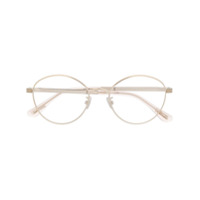 Jimmy Choo Eyewear crystal-embellished glasses - Prateado