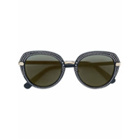 Jimmy Choo Eyewear Óculos de sol 'Mori' com tachas - Preto