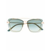 Jimmy Choo Eyewear Óculos de sol oversized Ambra - Azul