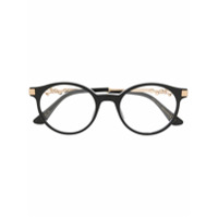 Jimmy Choo Eyewear round frame glasses - Preto