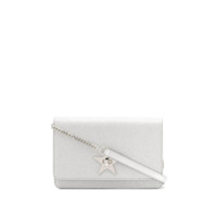 Jimmy Choo Palace glitter cross-body bag - Prateado