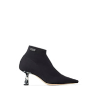 Jimmy Choo Saber 65 stretch booties - Preto