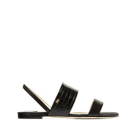 Jimmy Choo Sandália Seia com tira posterior - Preto