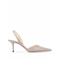 Jimmy Choo Sapato Thandi com fechamento posterior e salto 65mm - Neutro