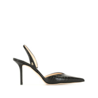 Jimmy Choo Sapato Thandi com fechamento posterior e salto 85mm - Preto