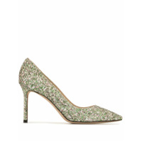 Jimmy Choo Scarpin Romy com salto 85mm - Metálico