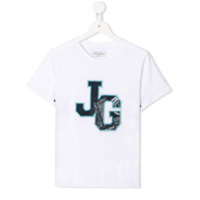 John Galliano Kids Camiseta com estampa de logo - Branco