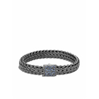 John Hardy Pulseira com safira azul - Matte Black Rhodium