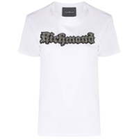John Richmond Camiseta com aplicação de logo - Branco