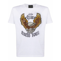 John Richmond Camiseta com aplicações de águia - Branco