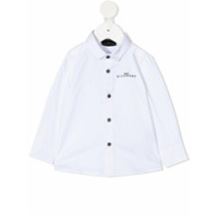 John Richmond Junior Camisa mangas longas com logo - Branco