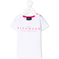 John Richmond Junior Camiseta com estampa de logo - Branco