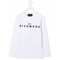 John Richmond Junior Camiseta com estampa de logo - Branco